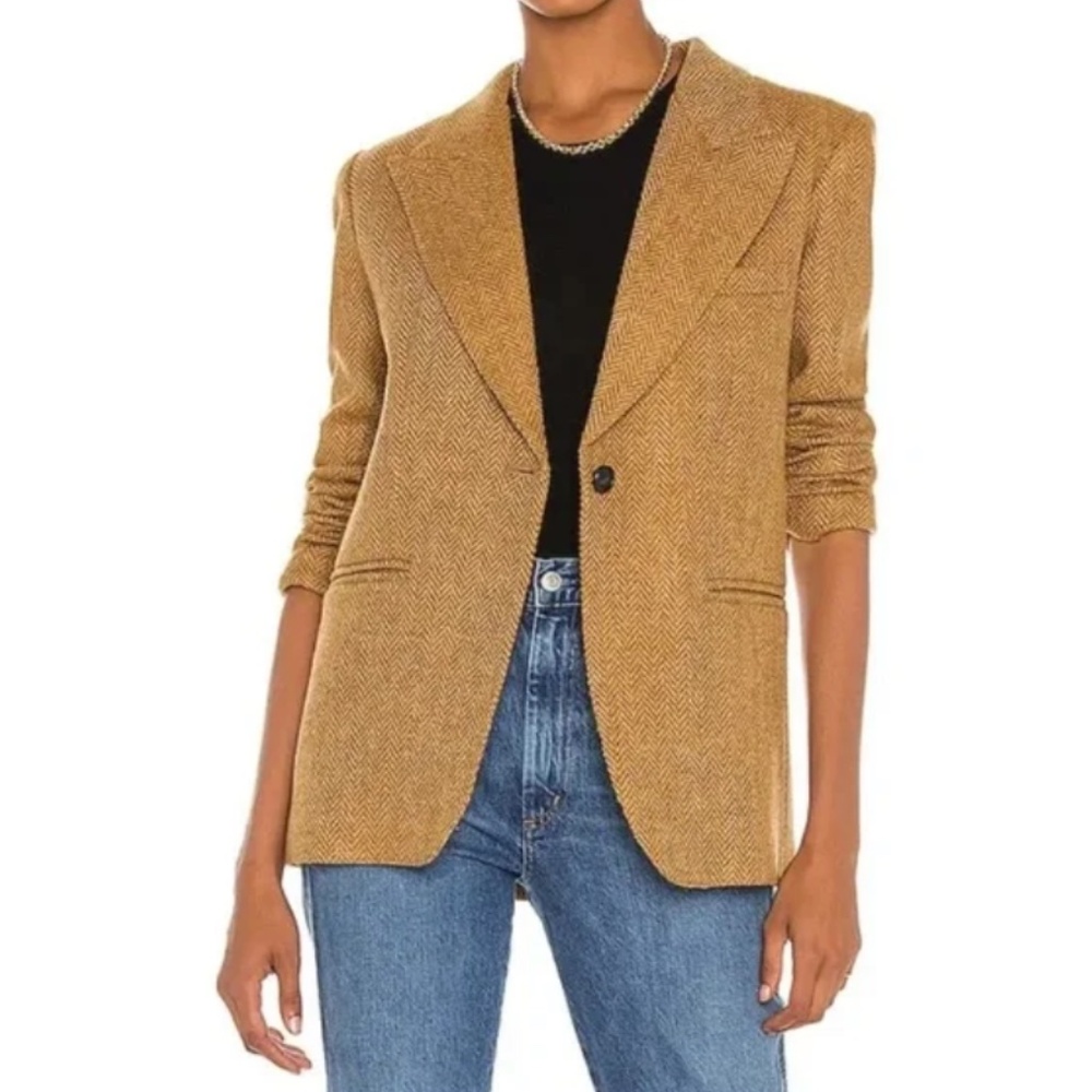 Smythe 90’s Blazer - Toffee Herringbone